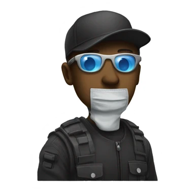 profile picture border with the theme of cyberpun sticker