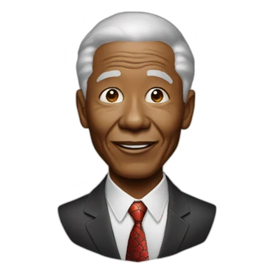 Nelson Mandela spider man sticker
