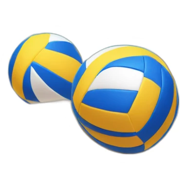 beach volleyball sticker
