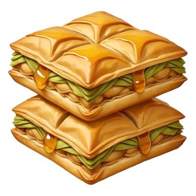 baklava 1 peice  sticker