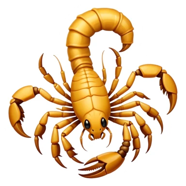 cute scorpion with bow on its head  sticker