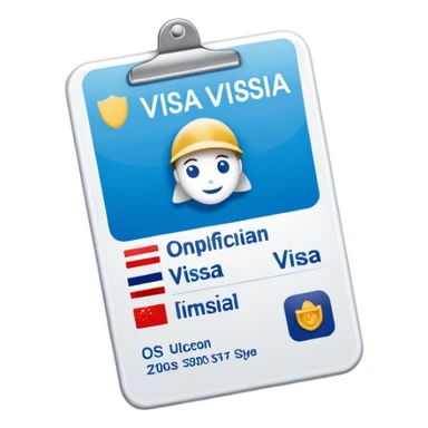 visa de turista sticker