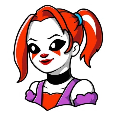 Harley Quinn from DC Comics sticker