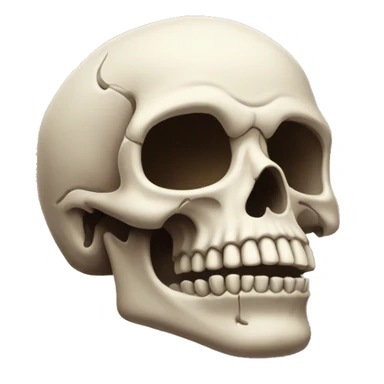 mind blown skull emoji sticker