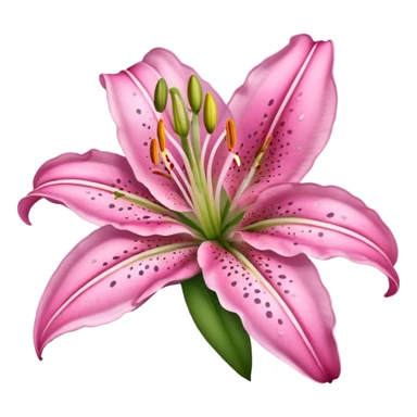 stargazer lily sticker