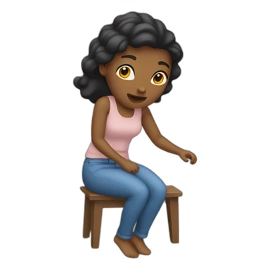 Femme qui accouche sticker