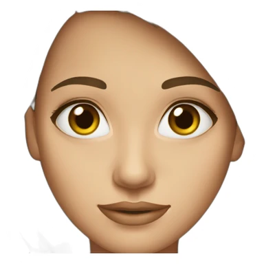 woman-brunette-hazel-eyes sticker