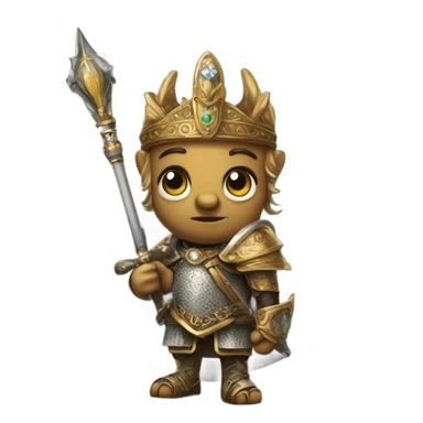 Debil ruler of gell sticker