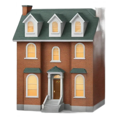 Three-story—detatched-brick-house sticker