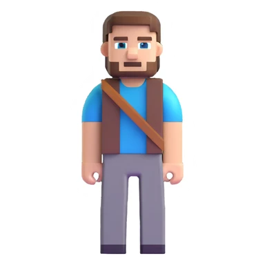 Minecraft Steve character sticker