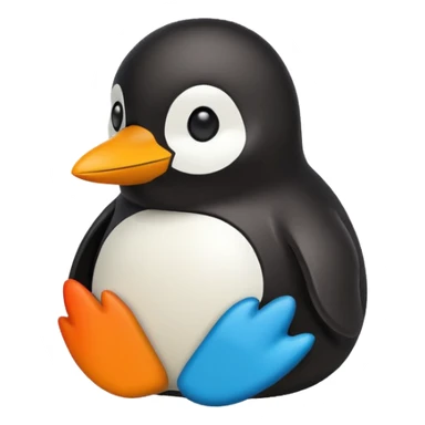 linux logo sticker