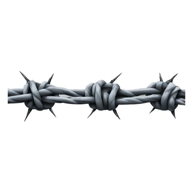 barbed wire sticker