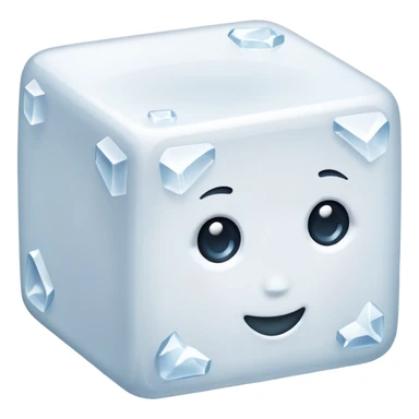 Sugar cube sticker