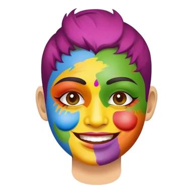Happy holi sticker