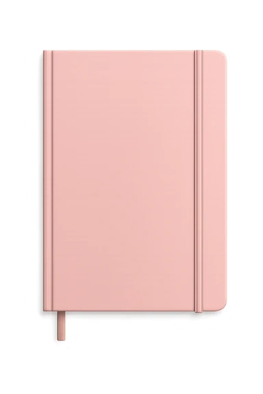 pink notebook sticker