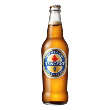 Cool Tsingdao beer sticker