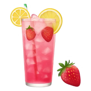 strawberry acie lemonade starbucks sticker
