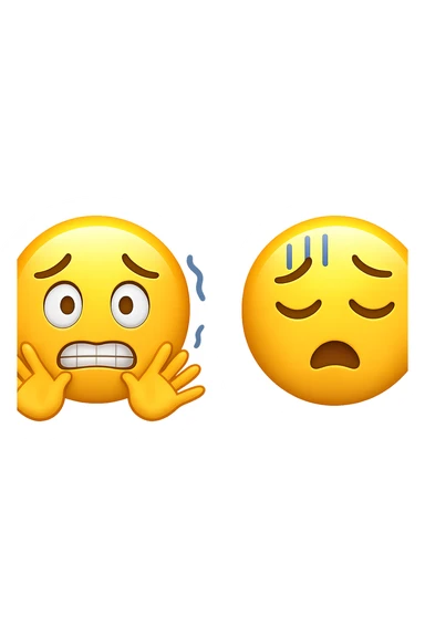 tremori o debolezza improvvisa emoji stile iphone sticker