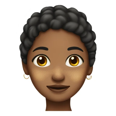 Hyperpigmentation girl sticker