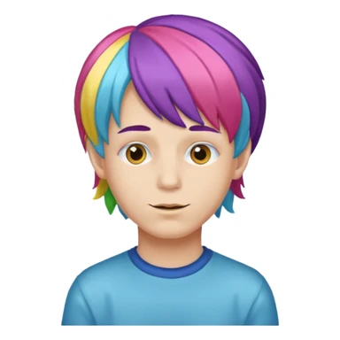 Make the girl in the middle a boy with a wig on sticker