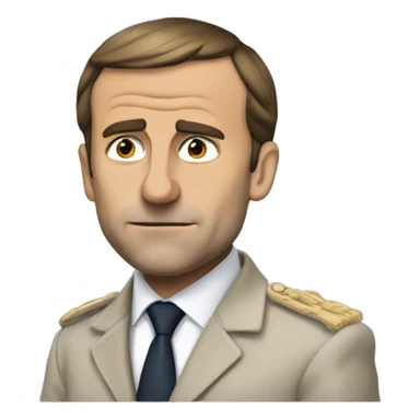 Macron qui fume sticker