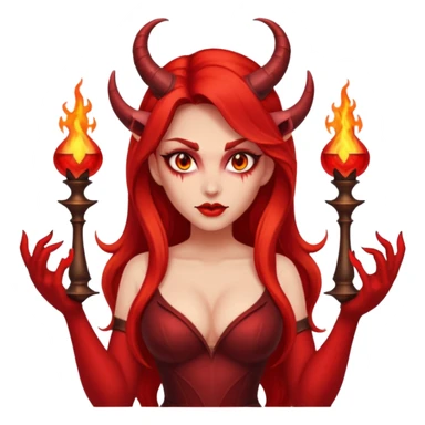 Hourglass She devil  sticker