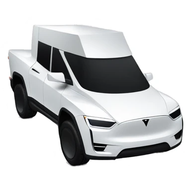 Sleek Tesla cyber truck  sticker