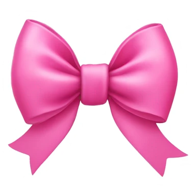 pink big bow sticker