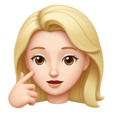 Flirtatious headshake sticker