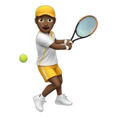 Tennis double sticker