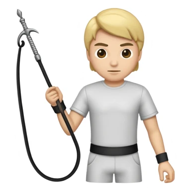 men with whips sticker