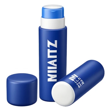 generate an ios genmoji of a NIVEA lip balm sticker
