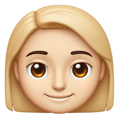 Normal emoji but with a smirk and one eyebrow up siding eyeing sticker