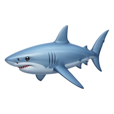 shark swimming in sea water sticker