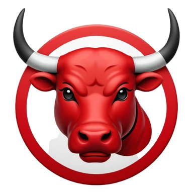 Chicago bulls el logo sticker