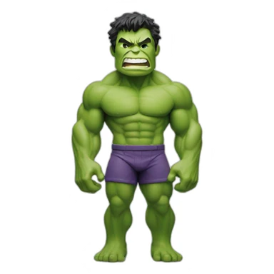 hulk figurine sticker