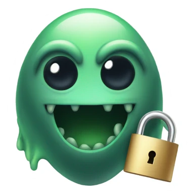 locked in alien emoji emoji sticker