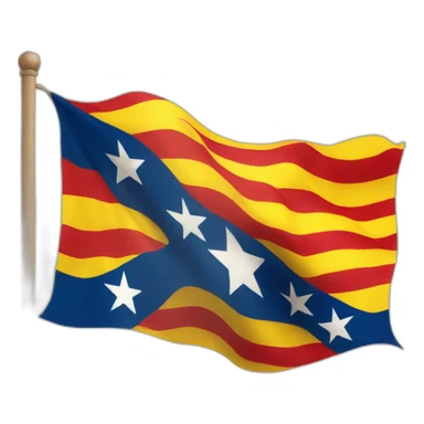Catalonia flag sticker
