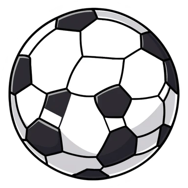 Soccer ball with Arsenal colors sticker