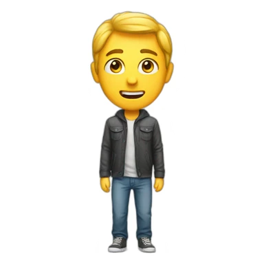 A man who peed his pants sticker