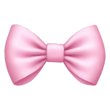 baby pink bow sticker