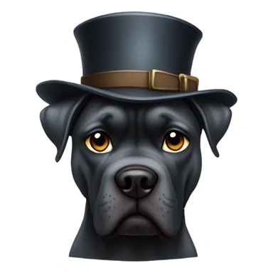A Cane Corso dressed as Sherlock Holmes. sticker