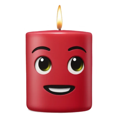 Red Bath and Body Works Candle sticker