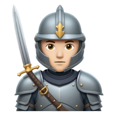 Armored night guard sticker
