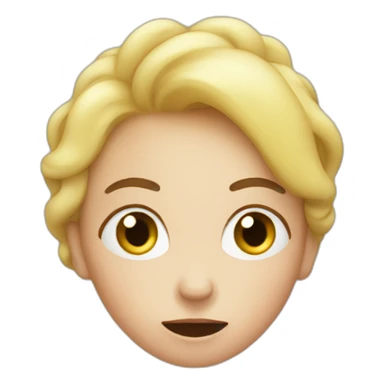 farting woman sticker