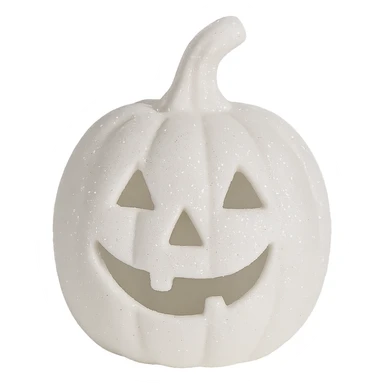 white sparkly halloween object, remove background sticker