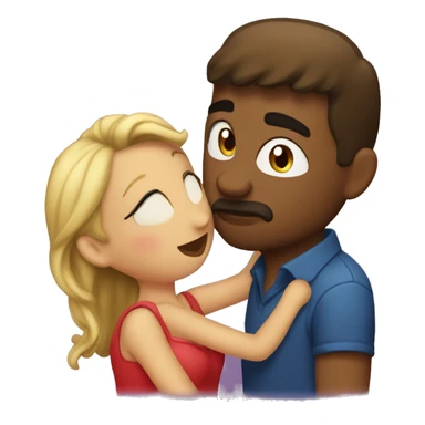 Tirando un beso enamora sticker