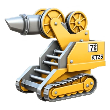 An Emoji of a KPI FT2650 Rock Crusher sticker