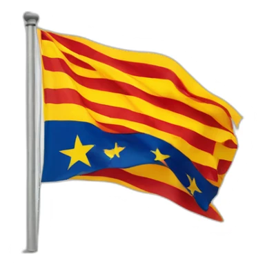 catalonia flag sticker