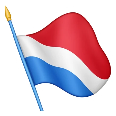 Emoji de drapeau avec les couleurs suivante : sticker
